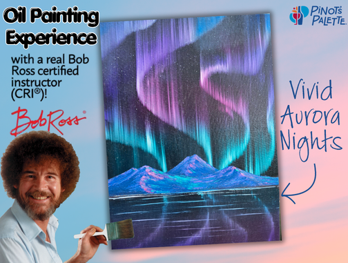 Bob Ross Oil Painting - with Certified Ross Instructor Anam Bokhari